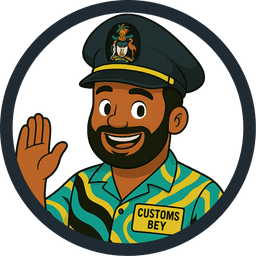 Customs Bey mascot